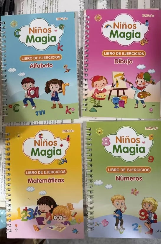 Cuadernos de Caligrafía x 4